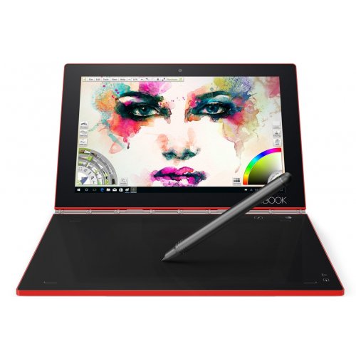 Планшет Lenovo Yoga Book YB1-X91L 128GB LTE (ZA160126UA) Ruby Red купити в Україні: Київ, Львів, Хмельницький, Тернопіль, Івано-Франківськ | Низька ціна, відгуки, характеристики від TELEMART фото
