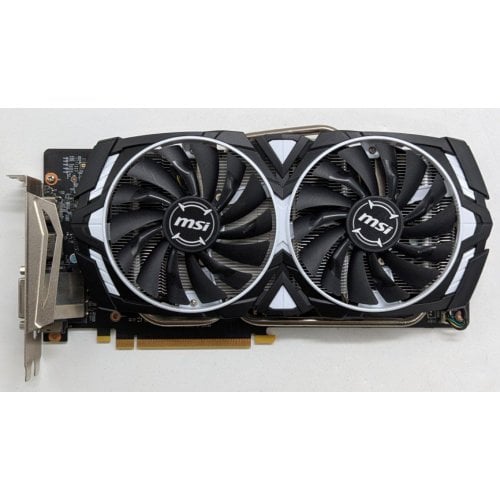 Відеокарта MSI GeForce GTX 1060 ARMOR OC 3072MB (GTX 1060 ARMOR 3G OCV1) (Відновлено продавцем, 743513) купити з перевіркою сумісності: огляд, характеристики, ціна у Києві, Львові, Вінниці, Хмельницькому, Івано-Франківську, Україні | інтернет-магазин TELEMART.UA фото