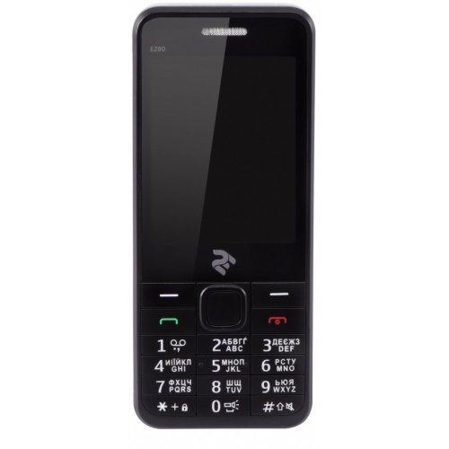 Купить Мобильный телефон 2E E280 Dual Sim Black - цена в Харькове, Киеве, Днепре, Одессе
в интернет-магазине Telemart фото
