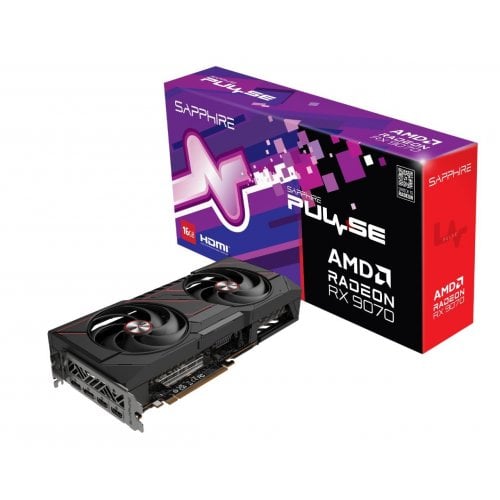 Купить Видеокарта Sapphire Radeon RX 9070 PULSE 16384MB (11349-03-20G) с проверкой совместимости: обзор, характеристики, цена в Киеве, Днепре, Одессе, Харькове, Украине | интернет-магазин TELEMART.UA фото