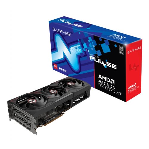 Відеокарта Sapphire Radeon RX 9070 XT PULSE 16384MB (11348-03-20G) купити з перевіркою сумісності: огляд, характеристики, ціна у Києві, Львові, Вінниці, Хмельницькому, Івано-Франківську, Україні | інтернет-магазин TELEMART.UA фото