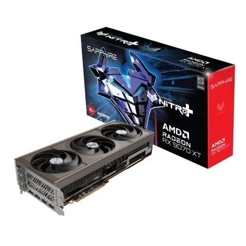 Купить Видеокарта Sapphire Radeon RX 9070 XT NITRO+ 16384MB (11348-01-20G) с проверкой совместимости: обзор, характеристики, цена в Киеве, Днепре, Одессе, Харькове, Украине | интернет-магазин TELEMART.UA фото