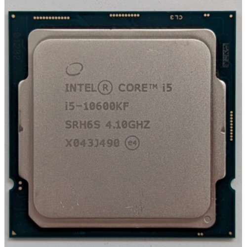 Процесор Intel Core i5-10600KF 4.1(4.8)GHz 12MB s1200 Tray (CM8070104282136) (Відновлено продавцем, 743556) купити з перевіркою сумісності: огляд, характеристики, ціна у Києві, Львові, Вінниці, Хмельницькому, Івано-Франківську, Україні | інтернет-магазин TELEMART.UA фото