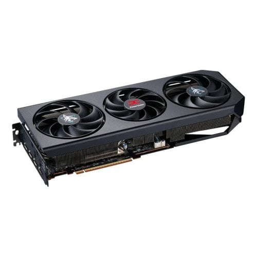 Відеокарта PowerColor Radeon RX 9070 XT Hellhound 16384MB (RX9070XT 16G-L/OC) купити з перевіркою сумісності: огляд, характеристики, ціна у Києві, Львові, Вінниці, Хмельницькому, Івано-Франківську, Україні | інтернет-магазин TELEMART.UA фото