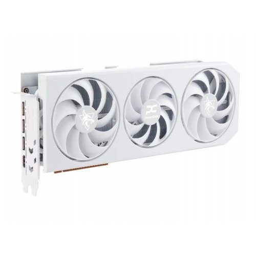 Відеокарта PowerColor Radeon RX 9070 XT Hellhound Spectral White 16384MB (RX9070XT 16G-L/OC/WHITE) купити з перевіркою сумісності: огляд, характеристики, ціна у Києві, Львові, Вінниці, Хмельницькому, Івано-Франківську, Україні | інтернет-магазин TELEMART.UA фото