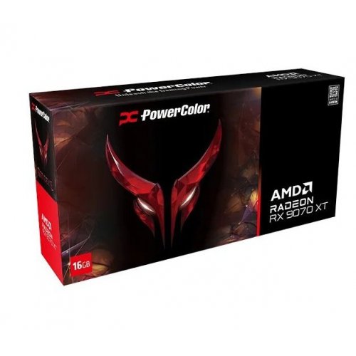 Купить Видеокарта PowerColor Radeon RX 9070 XT Red Devil 16384MB (RX9070XT 16G-E/OC) с проверкой совместимости: обзор, характеристики, цена в Киеве, Днепре, Одессе, Харькове, Украине | интернет-магазин TELEMART.UA фото