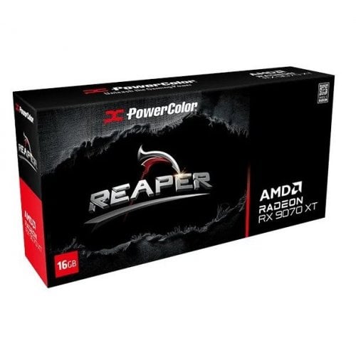 Купить Видеокарта PowerColor Radeon RX 9070 Reaper 16384MB (RX9070 16G-A) с проверкой совместимости: обзор, характеристики, цена в Киеве, Днепре, Одессе, Харькове, Украине | интернет-магазин TELEMART.UA фото