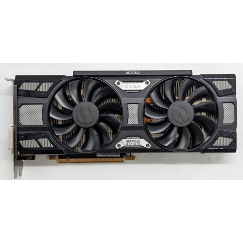 Відеокарта EVGA GeForce GTX 1070 SC GAMING ACX 3.0 Black Edition 8192MB (08G-P4-5173-KR) (Відновлено продавцем, 743568) купити з перевіркою сумісності: огляд, характеристики, ціна у Києві, Львові, Вінниці, Хмельницькому, Івано-Франківську, Україні | інтернет-магазин TELEMART.UA фото