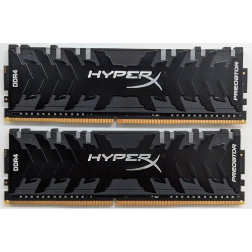 Озп HyperX DDR4 16GB (2x8GB) 3200Mhz Predator (HX432C16PB3K2/16) (Відновлено продавцем, 743577) купити з перевіркою сумісності: огляд, характеристики, ціна у Києві, Львові, Вінниці, Хмельницькому, Івано-Франківську, Україні | інтернет-магазин TELEMART.UA фото