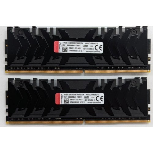 Купить Озу HyperX DDR4 16GB (2x8GB) 3200Mhz Predator (HX432C16PB3K2/16) (Восстановлено продавцом, 743577) с проверкой совместимости: обзор, характеристики, цена в Киеве, Днепре, Одессе, Харькове, Украине | интернет-магазин TELEMART.UA фото