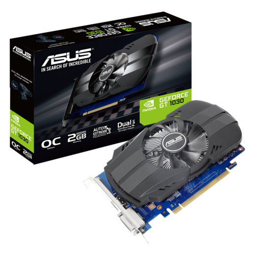 Відеокарта Asus GeForce GT 1030 Phoenix OC 2048MB (PH-GT1030-O2G) (Відновлено продавцем, 743584) купити з перевіркою сумісності: огляд, характеристики, ціна у Києві, Львові, Вінниці, Хмельницькому, Івано-Франківську, Україні | інтернет-магазин TELEMART.UA фото