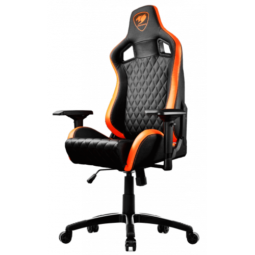 Купити Ігрове крісло Cougar ARMOR S Gaming Chair Black/Orange - ціна в Києві, Львові, Вінниці, Хмельницькому, Франківську, Україні | інтернет-магазин TELEMART.UA фото