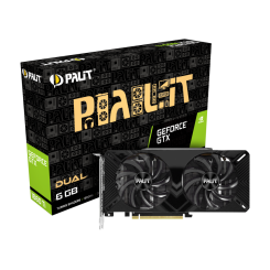 Відеокарта Palit GeForce GTX 1660 Ti Dual 6144MB (NE6166T018J9-1160C) (Відновлено продавцем, 743723)