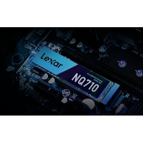 SSD-диск Lexar NQ710 3D NAND 500GB M.2 (2280 PCI-E) NVMe x4 (LNQ710X500G-RNNNG) купити з перевіркою сумісності: огляд, характеристики, ціна у Києві, Львові, Вінниці, Хмельницькому, Івано-Франківську, Україні | інтернет-магазин TELEMART.UA фото