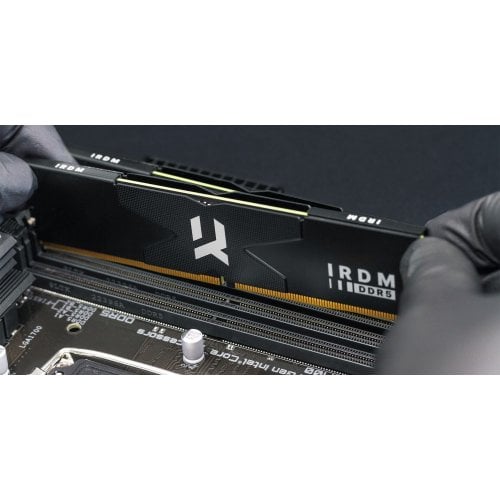 Купить ОЗУ GoodRAM DDR5 32GB (2x16GB) 5600MHz IRDM Black (IR-5600D564L36S/32GDC) с проверкой совместимости: обзор, характеристики, цена в Киеве, Днепре, Одессе, Харькове, Украине | интернет-магазин TELEMART.UA фото