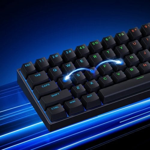 Купить Клавиатура MCHOSE Ace 60 Pro RGB KTEK Magnetic Switch (MC-ACE60-4A) Black - цена в Харькове, Киеве, Днепре, Одессе
в интернет-магазине Telemart фото