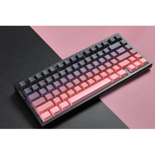 Клавиатура MCHOSE G75 Pro RGB Mechanical Matcha Latte Switch Wireless (MC-G75-16) Black/Pink купить в Украине: Киев, Днепр, Харьков, Одесса  | Низкая цена, отзывы, характеристики от TELEMART фото