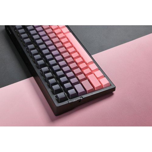 Клавиатура MCHOSE G75 Pro RGB Mechanical Matcha Latte Switch Wireless (MC-G75-16) Black/Pink купить в Украине: Киев, Днепр, Харьков, Одесса  | Низкая цена, отзывы, характеристики от TELEMART фото