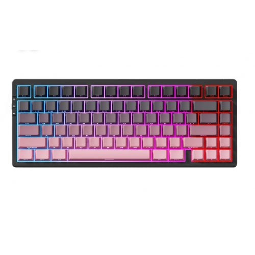 Купити Клавіатура MCHOSE G75 Pro RGB Mechanical Matcha Latte Switch Wireless (MC-G75-16) Black/Pink - ціна в Києві, Львові, Вінниці, Хмельницькому, Франківську, Україні | інтернет-магазин TELEMART.UA фото