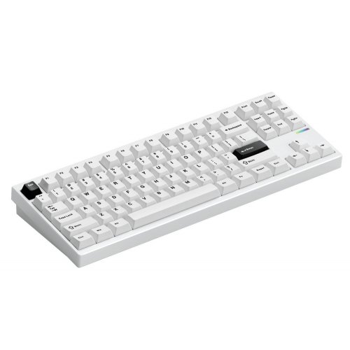 Клавіатура MCHOSE GX87 Ultra RGB Mechanical KTT Vintage White Switch Wireless (MC-GX87-A5) White Electrophoresis купити в Україні: Київ, Львів, Хмельницький, Тернопіль | Низька ціна, відгуки, характеристики від TELEMART фото