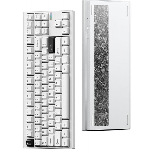 Клавіатура MCHOSE GX87 Ultra RGB Mechanical KTT Vintage White Switch Wireless (MC-GX87-A5) White Electrophoresis купити в Україні: Київ, Львів, Хмельницький, Тернопіль | Низька ціна, відгуки, характеристики від TELEMART фото