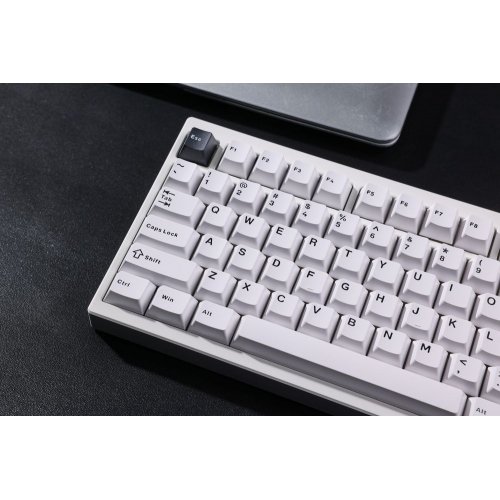 Клавіатура MCHOSE GX87 Ultra RGB Mechanical KTT Vintage White Switch Wireless (MC-GX87-A5) White Electrophoresis купити в Україні: Київ, Львів, Хмельницький, Тернопіль | Низька ціна, відгуки, характеристики від TELEMART фото