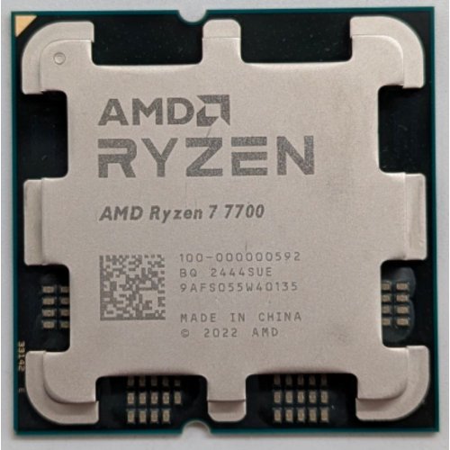 Процесор AMD Ryzen 7 7700 3.8(5.3)GHz 32MB sAM5 Tray (100-000000592) (Відновлено продавцем, 743894) купити з перевіркою сумісності: огляд, характеристики, ціна у Києві, Львові, Вінниці, Хмельницькому, Івано-Франківську, Україні | інтернет-магазин TELEMART.UA фото