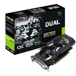 Видеокарта Asus GeForce GTX 1050 Dual OC 2048MB (DUAL-GTX1050-O2G-V2)