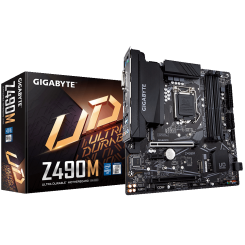 Материнская плата Gigabyte Z490M (s1200, Intel Z490) (Восстановлено продавцом, 744205)