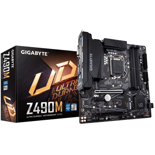 Материнська плата Gigabyte Z490M (s1200, Intel Z490) (Відновлено продавцем, 744205) купити з перевіркою сумісності: огляд, характеристики, ціна у Києві, Львові, Вінниці, Хмельницькому, Івано-Франківську, Україні | інтернет-магазин TELEMART.UA фото