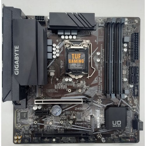 Купить Материнская плата Gigabyte Z490M (s1200, Intel Z490) (Восстановлено продавцом, 744205) с проверкой совместимости: обзор, характеристики, цена в Киеве, Днепре, Одессе, Харькове, Украине | интернет-магазин TELEMART.UA фото