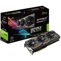 Видеокарта Asus ROG GeForce GTX 1070 STRIX 8192MB (STRIX-GTX1070-8G-GAMING) (Восстановлено продавцом, 744212)