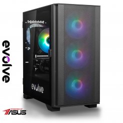 Компьютер EVOLVE CyberPart Gold 5H+ (EVCP-G5HR750FN406-D532S1TBK) Black / AMD Ryzen 5 7500F (3.7-5.0), 6 ядер / RTX 4060 / 32 ГБ (DDR5) / 1024 ГБ (SSD)