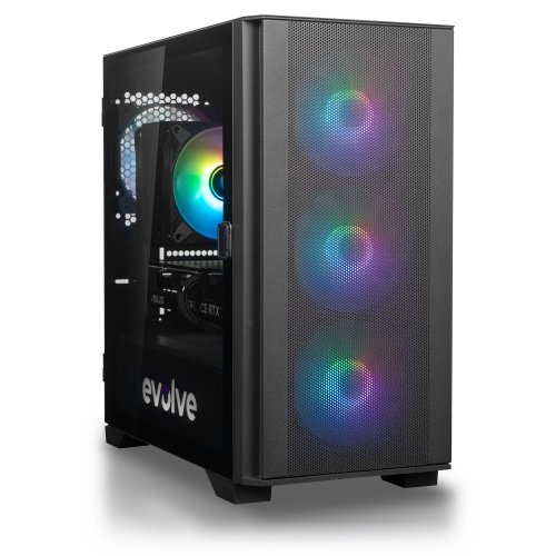 Купити Комп'ютер EVOLVE CyberPart Gold 5H+ (EVCP-G5HR750FN406-D532S1TBK) Black - ціна в Києві, Львові, Вінниці, Хмельницькому, Франківську, Україні | інтернет-магазин TELEMART.UA фото