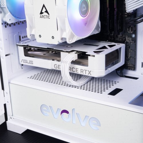 Компьютер EVOLVE CyberPart Gold 5H+ (EVCP-G5HR750FN406-D532S1TWH) White купить в Украине: Киев, Днепр, Харьков, Одесса  | Низкая цена, отзывы, характеристики от TELEMART фото