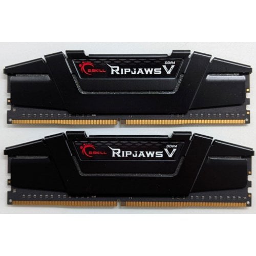 Купить Озу G.Skill DDR4 16GB (2x8GB) 3200Mhz Ripjaws V (F4-3200C16D-16GVKB) (Восстановлено продавцом, 744348) с проверкой совместимости: обзор, характеристики, цена в Киеве, Днепре, Одессе, Харькове, Украине | интернет-магазин TELEMART.UA фото