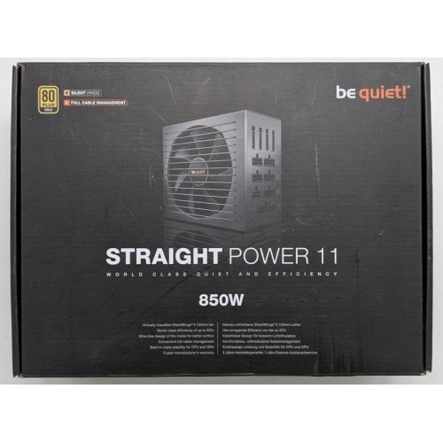 Купить Блок питания Be Quiet! Straight Power 11 850W (BN284) (Восстановлено продавцом, 744368) с проверкой совместимости: обзор, характеристики, цена в Киеве, Днепре, Одессе, Харькове, Украине | интернет-магазин TELEMART.UA фото