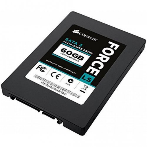 Продати SSD-диск Corsair Force Series LS MLC 60GB 2.5" (CSSD-F60GBLSB) за Trade-In у інтернет-магазині Телемарт - Київ, Дніпро, Україна фото