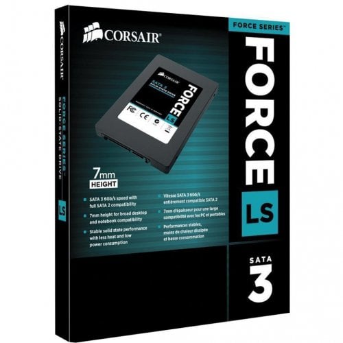 Продати SSD-диск Corsair Force Series LS MLC 60GB 2.5" (CSSD-F60GBLSB) за Trade-In у інтернет-магазині Телемарт - Київ, Дніпро, Україна фото