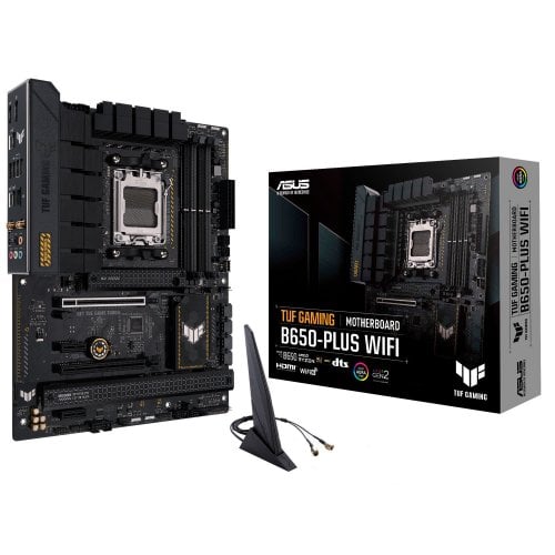 Уцінка материнська плата Asus TUF GAMING B650-PLUS WIFI (sAM5, AMD B650) (Пошкоджено пакування, 744472) купити з перевіркою сумісності: огляд, характеристики, ціна у Києві, Львові, Вінниці, Хмельницькому, Івано-Франківську, Україні | інтернет-магазин TELEMART.UA фото