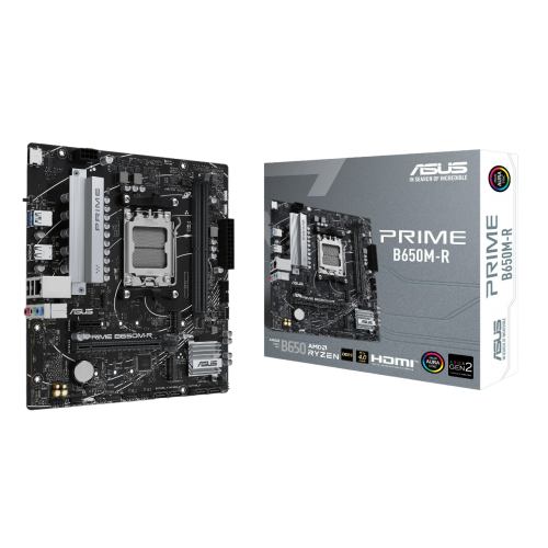 Купить Уценка материнская плата Asus PRIME B650M-R (sAM5, AMD B650) (Повреждена упаковка, 744482) с проверкой совместимости: обзор, характеристики, цена в Киеве, Днепре, Одессе, Харькове, Украине | интернет-магазин TELEMART.UA фото