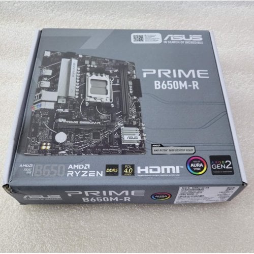 Уцінка материнська плата Asus PRIME B650M-R (sAM5, AMD B650) (Пошкоджено пакування, 744685) купити з перевіркою сумісності: огляд, характеристики, ціна у Києві, Львові, Вінниці, Хмельницькому, Івано-Франківську, Україні | інтернет-магазин TELEMART.UA фото