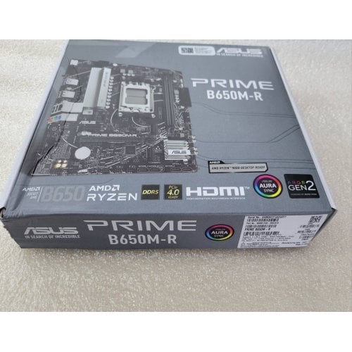 Купить Уценка материнская плата Asus PRIME B650M-R (sAM5, AMD B650) (Повреждена упаковка, 744693) с проверкой совместимости: обзор, характеристики, цена в Киеве, Днепре, Одессе, Харькове, Украине | интернет-магазин TELEMART.UA фото