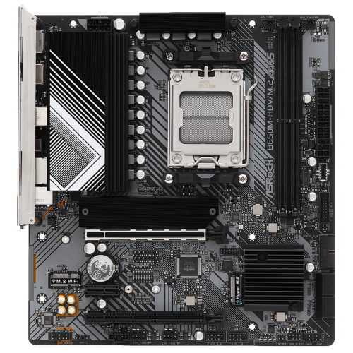 Уцінка материнська плата AsRock B650M-HDV/M.2 (sAM5, AMD B650) (Пошкоджено пакування, 744696) купити з перевіркою сумісності: огляд, характеристики, ціна у Києві, Львові, Вінниці, Хмельницькому, Івано-Франківську, Україні | інтернет-магазин TELEMART.UA фото