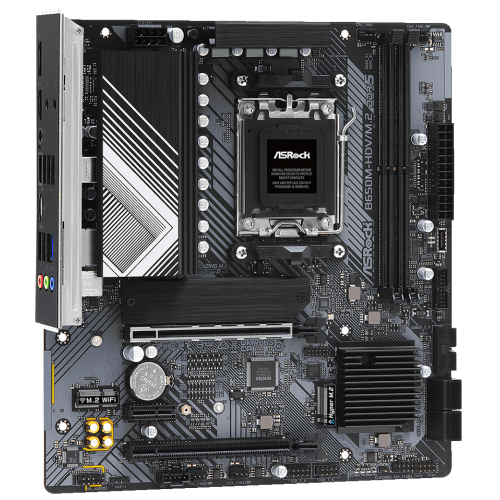 Уцінка материнська плата AsRock B650M-HDV/M.2 (sAM5, AMD B650) (Пошкоджено пакування, 744696) купити з перевіркою сумісності: огляд, характеристики, ціна у Києві, Львові, Вінниці, Хмельницькому, Івано-Франківську, Україні | інтернет-магазин TELEMART.UA фото