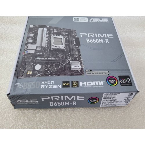 Уцінка материнська плата Asus PRIME B650M-R (sAM5, AMD B650) (Пошкоджено пакування, 744697) купити з перевіркою сумісності: огляд, характеристики, ціна у Києві, Львові, Вінниці, Хмельницькому, Івано-Франківську, Україні | інтернет-магазин TELEMART.UA фото