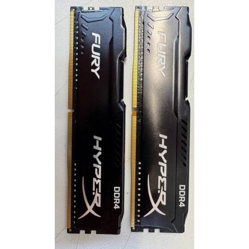 Купить Озу Kingston DDR4 16GB (2x8GB) 3200Mhz HyperX Fury Black (HX432C18FB2K2/16) (Восстановлено продавцом, 744715) с проверкой совместимости: обзор, характеристики, цена в Киеве, Днепре, Одессе, Харькове, Украине | интернет-магазин TELEMART.UA фото