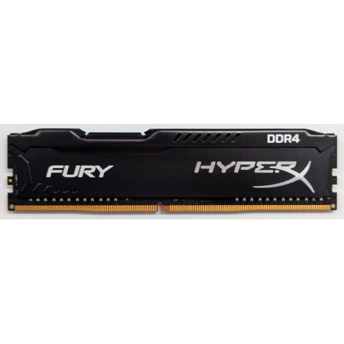 Озп Kingston DDR4 4Gb 2400Mhz HyperX FURY Black (HX424C15FB/4) (Відновлено продавцем, 744719) купити з перевіркою сумісності: огляд, характеристики, ціна у Києві, Львові, Вінниці, Хмельницькому, Івано-Франківську, Україні | інтернет-магазин TELEMART.UA фото