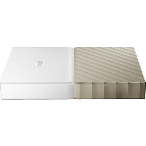 Зовнішній HDD Western Digital My Passport Ultra 2TB (WDBFKT0020BGD-WESN) White/Gold купити в Україні | Telemart фото