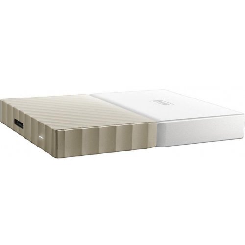 Зовнішній HDD Western Digital My Passport Ultra 2TB (WDBFKT0020BGD-WESN) White/Gold купити в Україні | Telemart фото